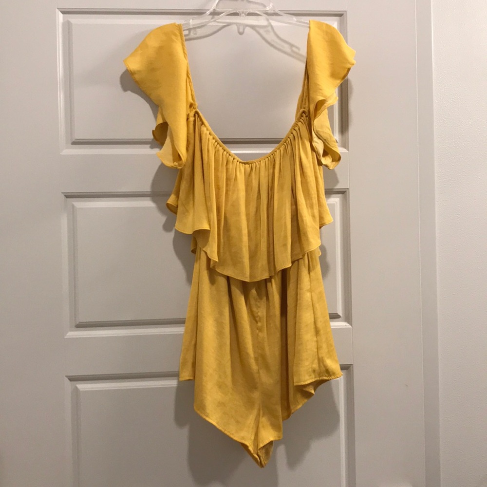 Yellow Short Jumpsuit - never worn